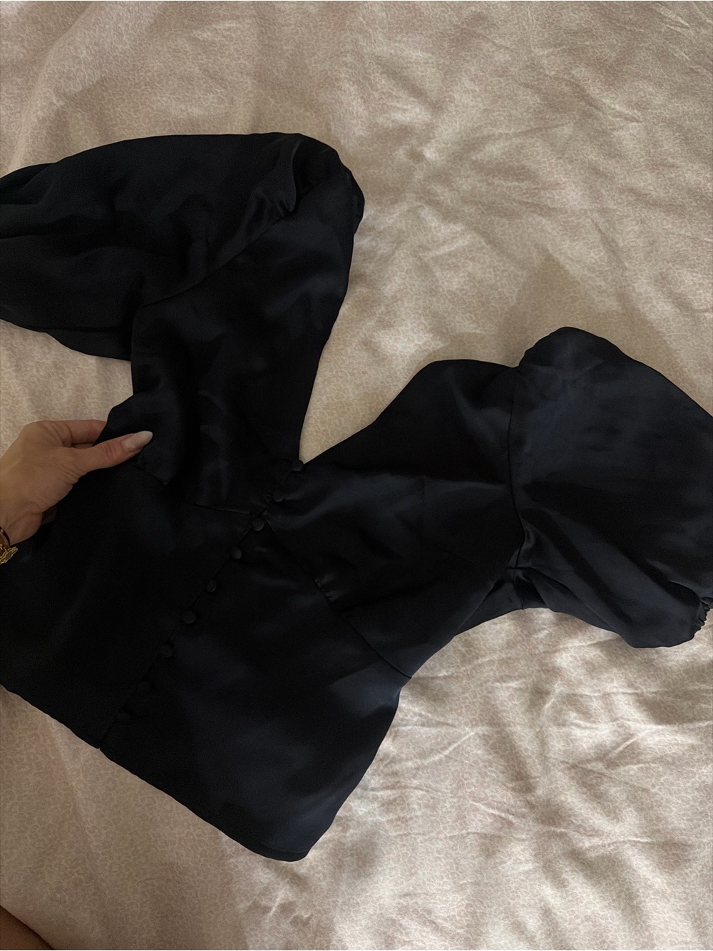 Abercrombie & Fitch Black open back top